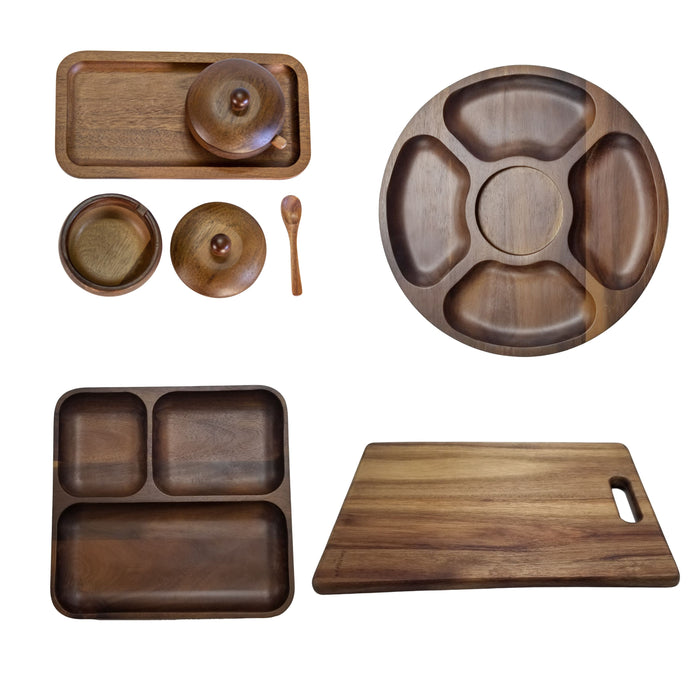 Image 1 of Shopberghoff Acacia Wood 6Pc Complete Serving Set