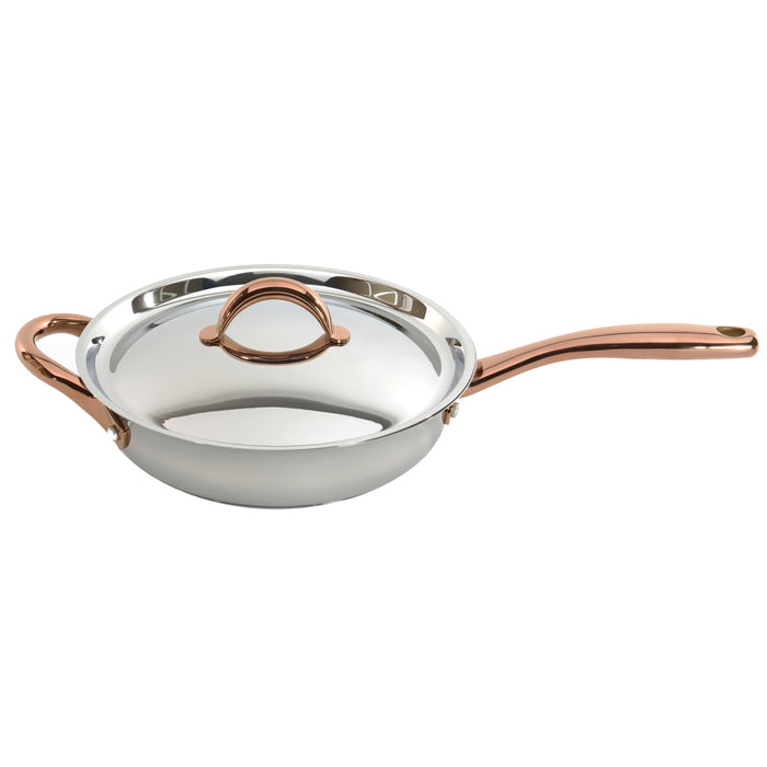 Image 11 of Shopberghoff Ouro Gold 11Pc 18/10 Stainless Steel Cookware Set with SS Lid