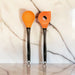 Image 2 of Geminis 2pc Orange Silicone Salad Set