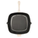 Image 2 of Neo 3pc Cast Iron Cookware Set, Grill Pan & Round Dutch Oven, Meringue