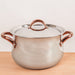 Image 6 of Ouro Gold 3pc 18/10 Stainless Steel Starter Set, SS Lids , Rose Gold Handles