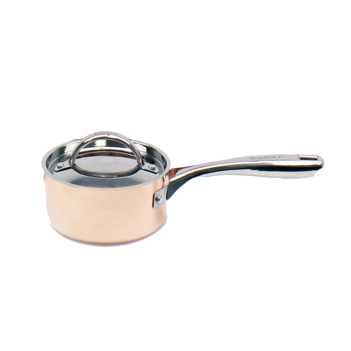 Image 6 of Shopberghoff Vintage 6pc Tri-Ply Copper Cookware Set with Lids, Polished