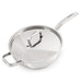 Image 3 of Shopberghoff Belly Shape 6pc 18/10 Stainless Steel Cookware Set with SS Lids