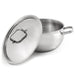 Image 7 of Shopberghoff Belly Shape 6pc 18/10 Stainless Steel Cookware Set with SS Lids