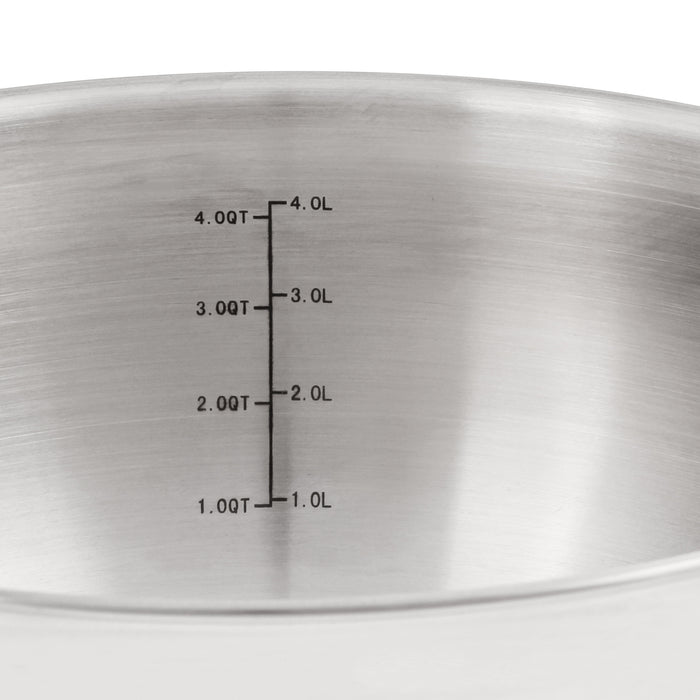Image 8 of Shopberghoff Belly Shape 6pc 18/10 Stainless Steel Cookware Set with SS Lids