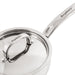 Image 3 of Shopberghoff Belly Shape 3pc 18/10 Stainless Steel Skillet & Saucepan Cookware Set with SS Lids