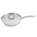 Image 4 of Shopberghoff Belly Shape 3pc 18/10 Stainless Steel Skillet & Saucepan Cookware Set with SS Lids