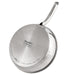 Image 5 of Shopberghoff Belly Shape 3pc 18/10 Stainless Steel Skillet & Saucepan Cookware Set with SS Lids