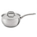 Image 7 of Shopberghoff Belly Shape 3pc 18/10 Stainless Steel Skillet & Saucepan Cookware Set with SS Lids
