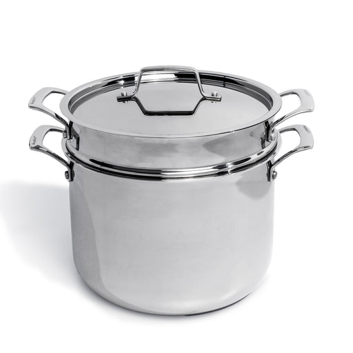 Image 1 of Shopberghoff Professional 3Pc Tri-Ply 18/10 Stainless Steel Steamer Set, SS Lid