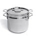 Image 1 of Shopberghoff Professional 3Pc Tri-Ply 18/10 Stainless Steel Steamer Set, SS Lid