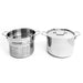 Image 2 of Shopberghoff Professional 3Pc Tri-Ply 18/10 Stainless Steel Steamer Set, SS Lid