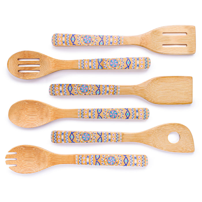 Image 3 of Shopberghoff Patterned 10Pc Bamboo Set