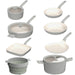 Image 1 of Shopberghoff Leo Balance 11pc Non-stick Aluminum Cookware Set, Glass Lids, Moonmist