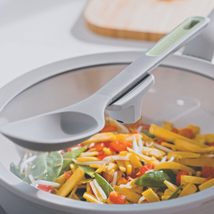 Image 4 of Shopberghoff Leo Balance 11pc Non-stick Aluminum Cookware Set, Glass Lids, Moonmist