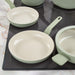 Image 6 of Shopberghoff Leo Balance 11pc Non-stick Aluminum Cookware Set, Glass Lids, Sage