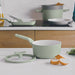 Image 9 of Shopberghoff Leo Balance 5pc Non-stick Aluminum Cookware Set, Glass Lids, Sage