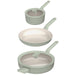 Image 14 of Shopberghoff Leo Balance 5pc Non-stick Aluminum Cookware Set, Glass Lids, Sage