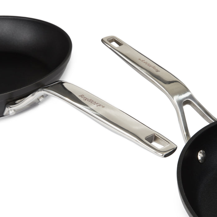 Image 4 of Shopberghoff Essentials 10Pc Non-stick Hard Anodized Cookware Set With Glass lid, Black