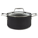 Image 1 of Shopberghoff Essentials Non-stick Hard Anodized 8" Stockpot 3.3qt. With Glass Lid, Black
