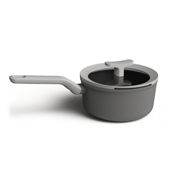 Image 8 of Shopberghoff Leo 10Pc Non-stick Ceramic Cookware Set With Glass lid, Grey