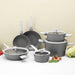 Image 10 of Shopberghoff Leo 10Pc Non-stick Ceramic Cookware Set With Glass lid, Grey