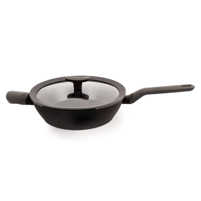 Image 7 of Shopberghoff Leo 10Pc Non-stick Ceramic Cookware Set With Glass lid, Black