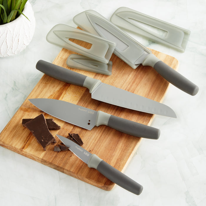 Image 2 of Shopberghoff Balance 4Pc Non-stick Stainless Steel Cutlery Set, Recycled Material, Grey