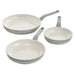 Image 1 of Shopberghoff Balance 3Pc Non-stick Ceramic Frying Pan Set, Recycled Aluminum, Moonmist
