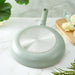 Image 3 of Shopberghoff Balance 3Pc Non-stick Ceramic Frying Pan Set, Recycled Aluminum, Sage