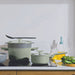Image 8 of Shopberghoff Balance 3Pc Non-stick Ceramic Steamer Set, Recycled Aluminum, Sage