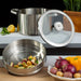 Image 2 of Shopberghoff Graphite 3Pc Recycled 18/10 Stainless Steel Steamer Set