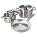Image 1 of Shopberghoff Graphite 5Pc Recycled 18/10 Stainless Steel Cookware Set