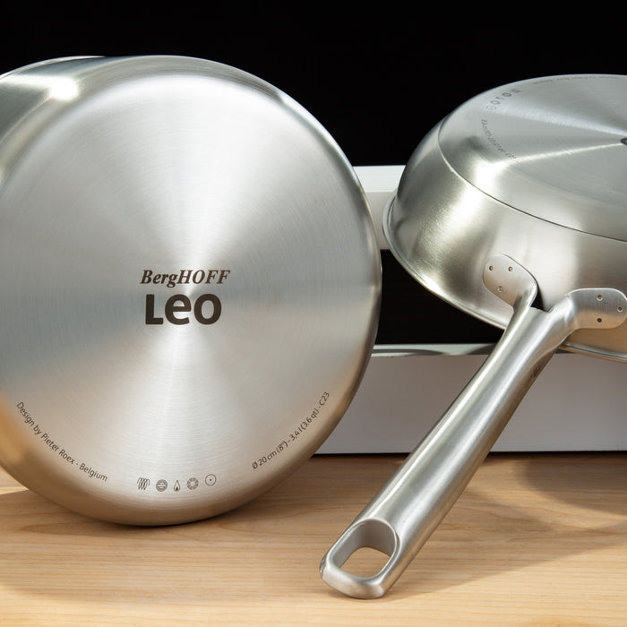 Image 6 of Shopberghoff Graphite 5Pc Recycled 18/10 Stainless Steel Cookware Set