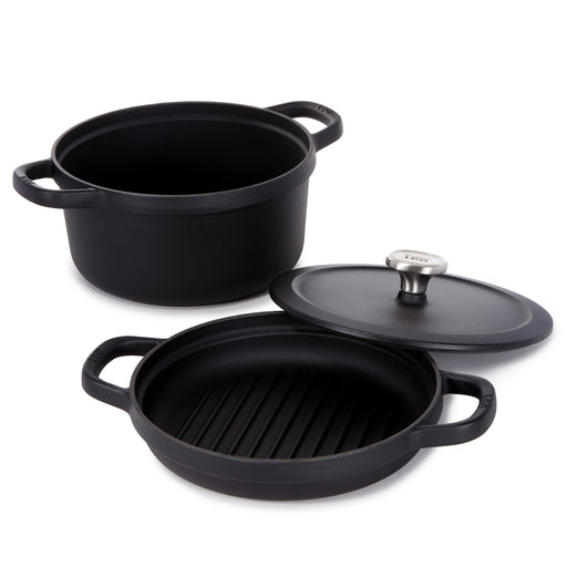 Image 1 of Shopberghoff Graphite 3Pc Enamel Cast Iron Cookware Set