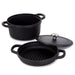 Image 1 of Shopberghoff Graphite 3Pc Enamel Cast Iron Cookware Set