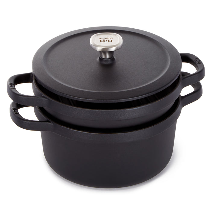 Image 7 of Shopberghoff Graphite 3Pc Enamel Cast Iron Cookware Set
