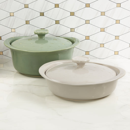 Image 2 of Shopberghoff Balance 4pc Stone Casserole Set With Stone Cover