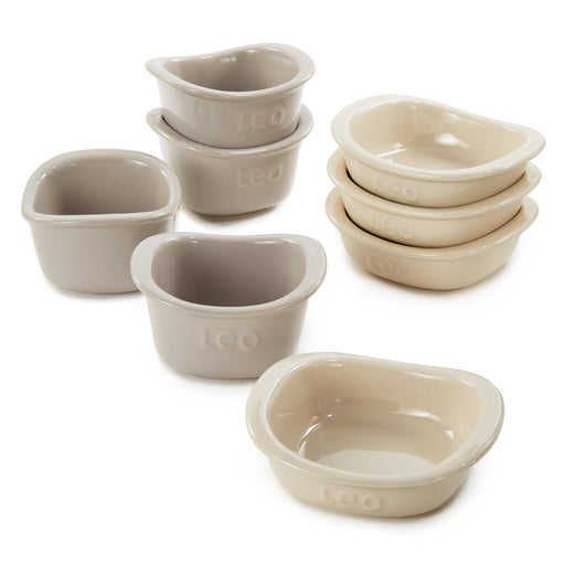 Image 1 of Shopberghoff Balance Stone 8pc Square Ramekin Set