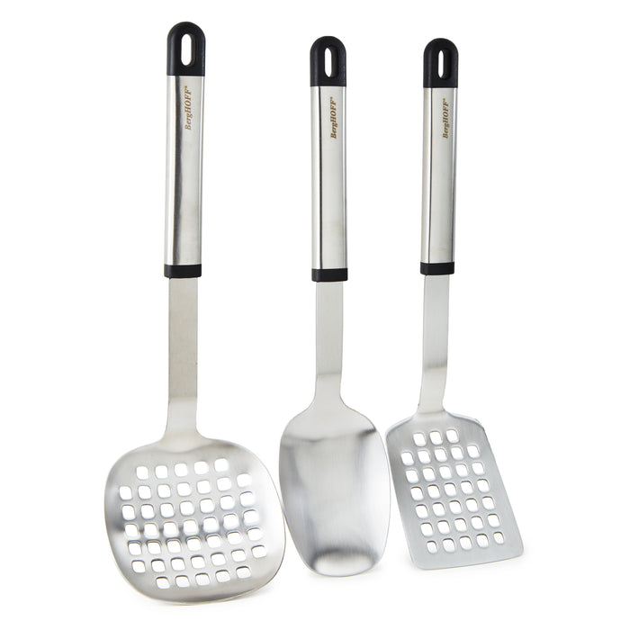 Image 2 of Essentials 3Pc Stainless Steel Utensil Set