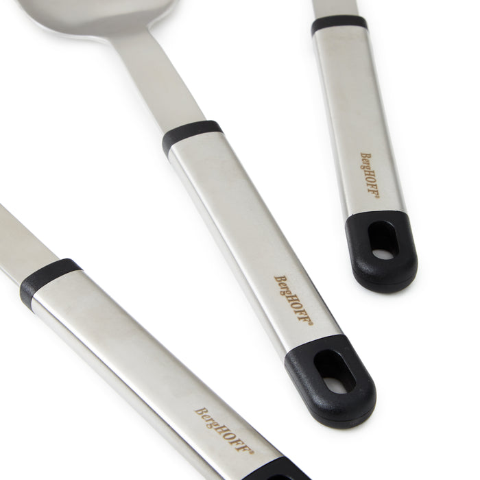Image 4 of Essentials 3Pc Stainless Steel Utensil Set