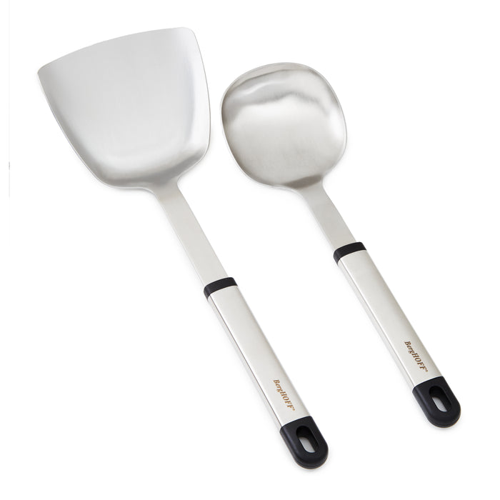 Image 1 of Essentials 2Pc Stainless Steel Asian Utensil Set
