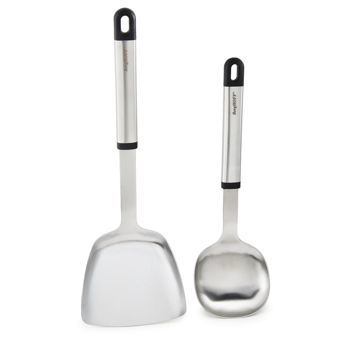 Image 3 of Essentials 2Pc Stainless Steel Asian Utensil Set