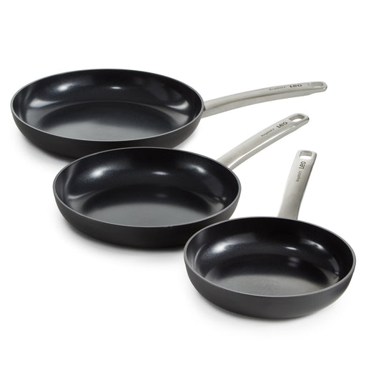 Image 1 of Shopberghoff Graphite 3Pc Non-stick Ceramic Frying Pan Set