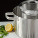 Image 10 of Shopberghoff Graphite 4Pc Cookware Set With Glass Lids, Recycled 18/10 Stainless Steel