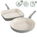 Image 11 of Shopberghoff Balance 2Pc Non-stick Ceramic Specialty Cookware Set, Recycled Aluminum, CeraGreen, Moonmist