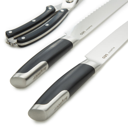 Image 2 of Shopberghoff Graphite 3Pc Stainless Steel Forged Cutlery Set, Black