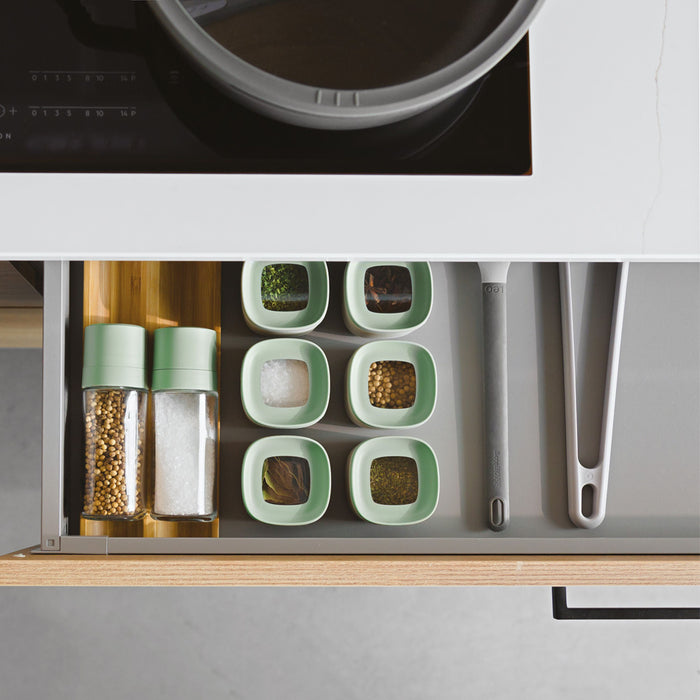 Image 5 of Shopberghoff Balance 8Pc Recycled Stackable Food Container Set, Moonmist and Sage