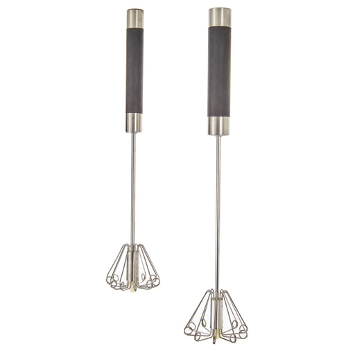 Image 1 of Shopberghoff Essentials 2Pc 18/10 Stainless Steel Miracle Whisk Set, Black