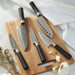 Image 2 of Shopberghoff DiNA Codon 5pc Stainless Steel Santoku Set